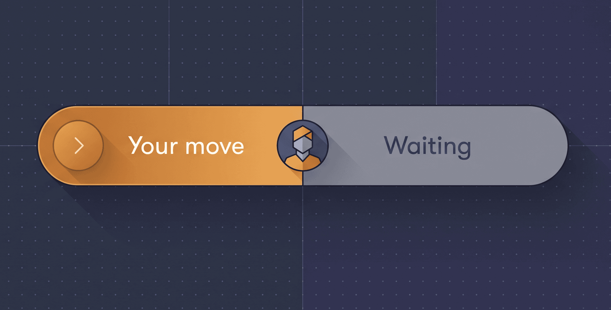 A document review bar showing whose move it is, with action and waiting states