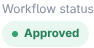 Register rows showing coloured status pills for Draft, Pending Review, Approved, and Superseded
