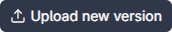 The Versions tab with the Upload new button highlighted above the list of existing versions